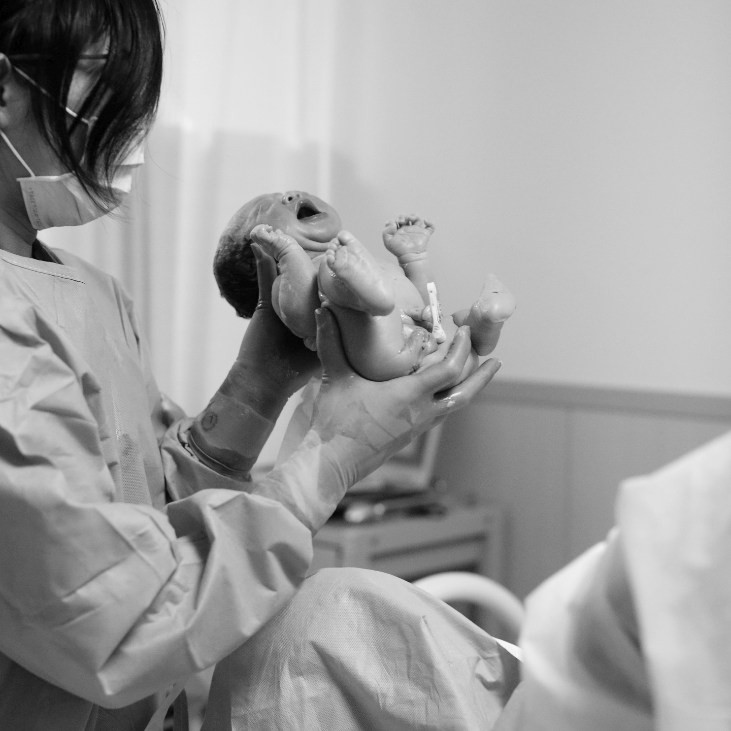 リバーサイドフォトの出産写真撮影