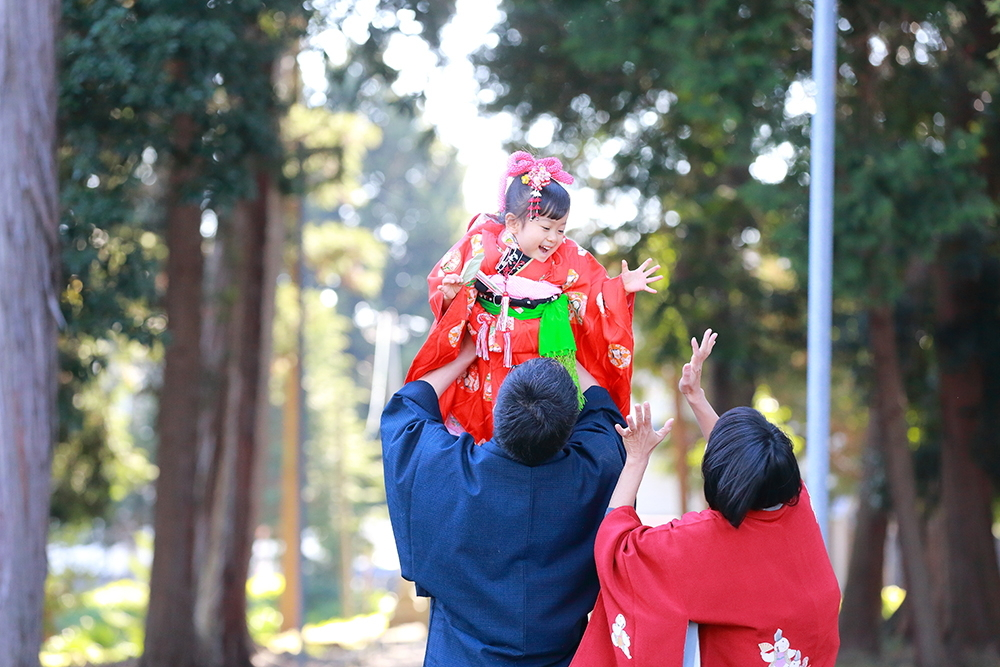 七五三撮影(境内から撮影プラン)イメージ写真